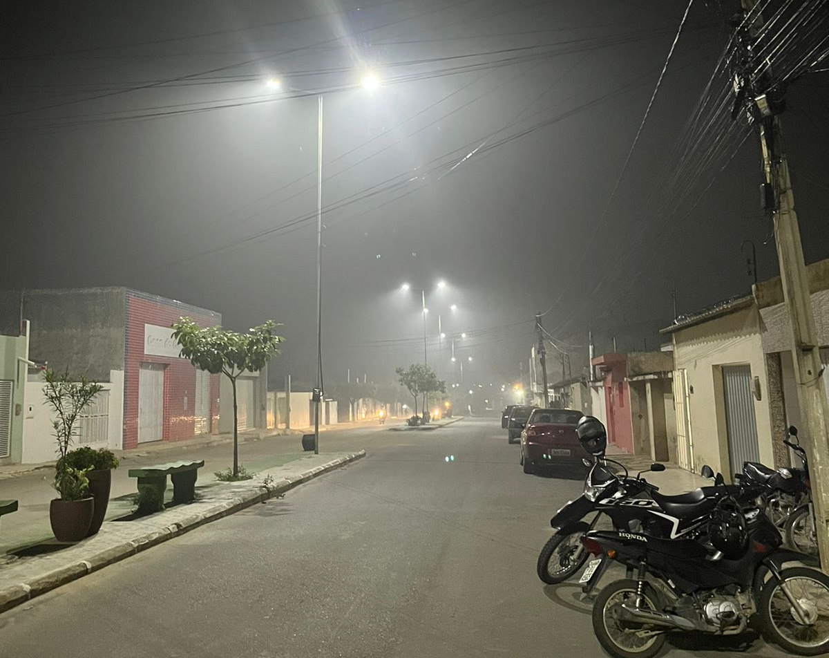 Fumaça na cidade de Ouricuri