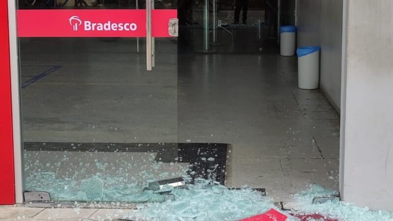 Agência do Bradesco de Ouricuri sofre vandalismo